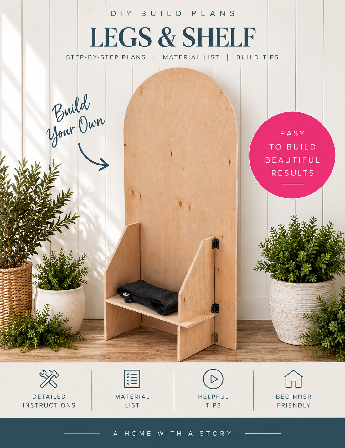 Leg & Shelf (no display)- Build Plans